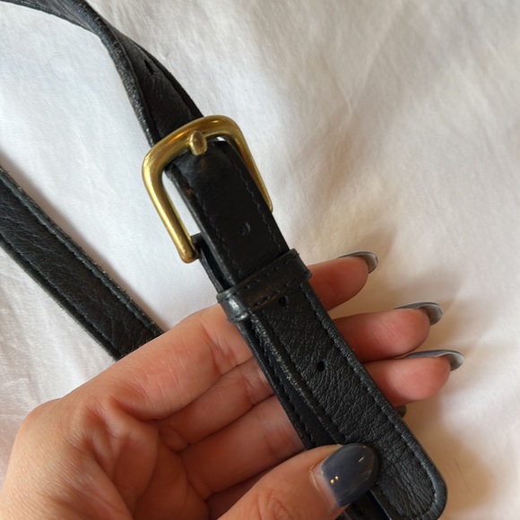 Vintage Coach Station Bag | Genuine Black leather - Picture 8 of 15